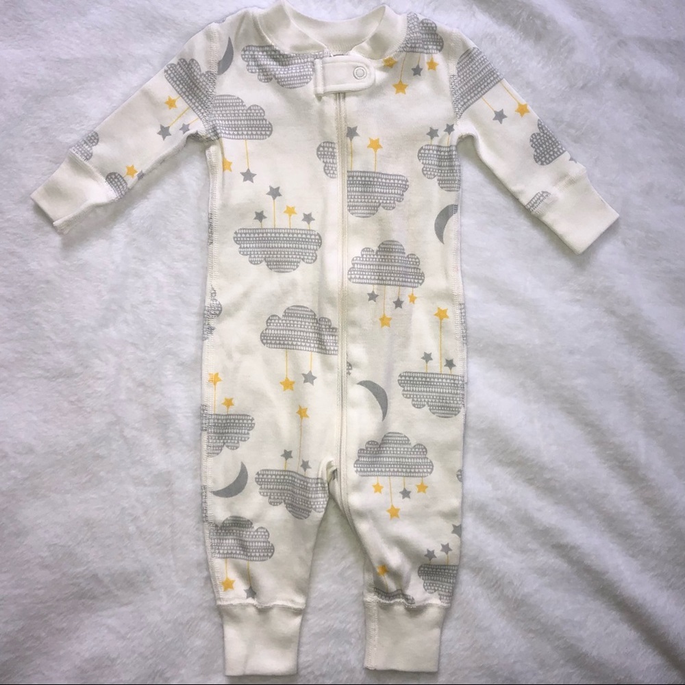 Hanna Andersson Zip Up Full Sleeve Romper NWOT